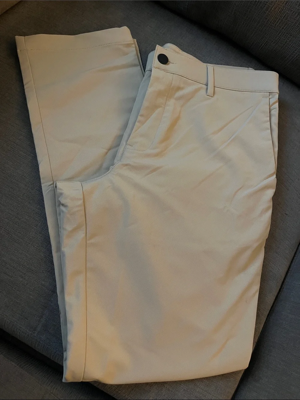 NWT Banana Republic Men’s Chinos Tan 32x32 back zipper pocket